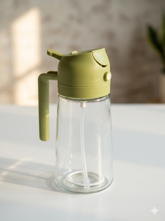 Master Your Kitchen with the 2-in-1 Dual Action Oil Dispenser & Sprayer
