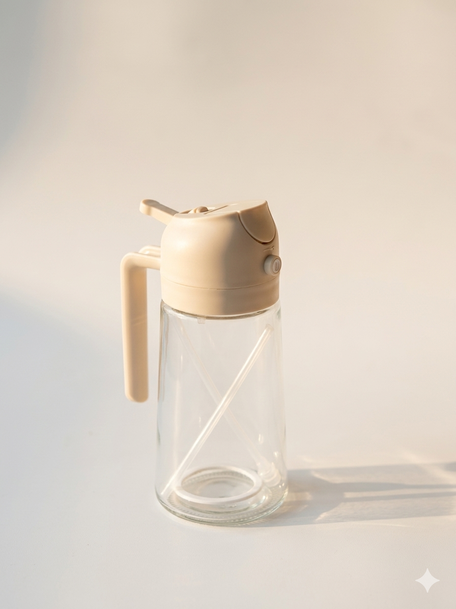 Master Your Kitchen with the 2-in-1 Dual Action Oil Dispenser & Sprayer